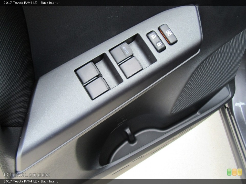 Black Interior Controls for the 2017 Toyota RAV4 LE #116927219