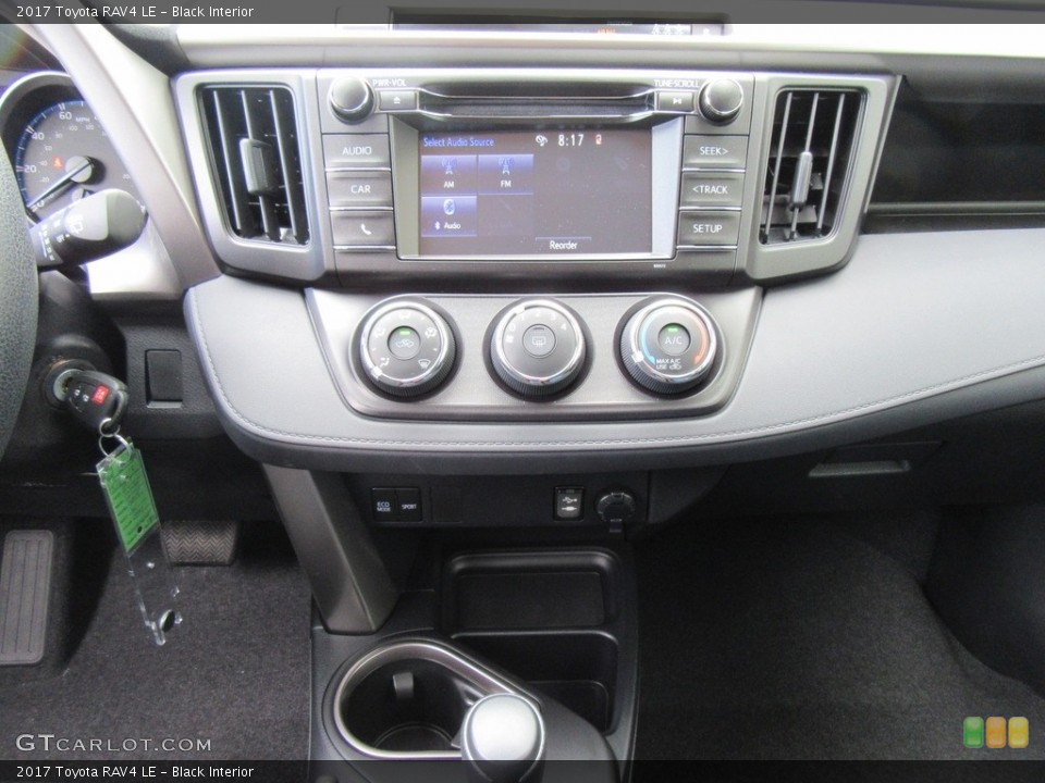Black Interior Controls for the 2017 Toyota RAV4 LE #116927333