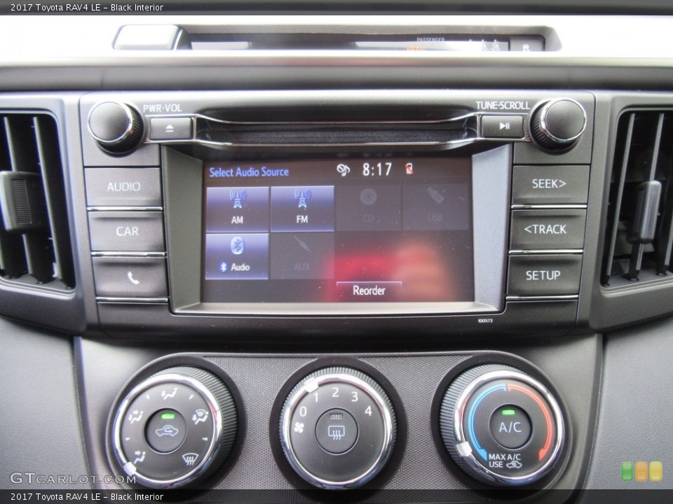 Black Interior Controls for the 2017 Toyota RAV4 LE #116927363