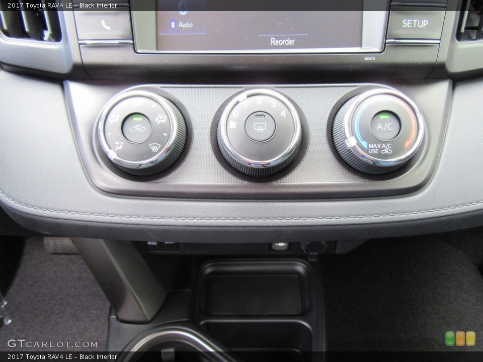 Black Interior Controls for the 2017 Toyota RAV4 LE #116927390