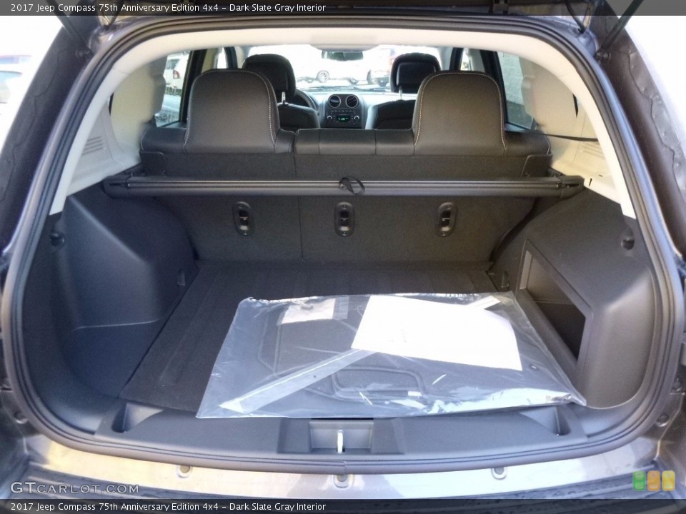 Dark Slate Gray Interior Trunk for the 2017 Jeep Compass 75th Anniversary Edition 4x4 #116928446