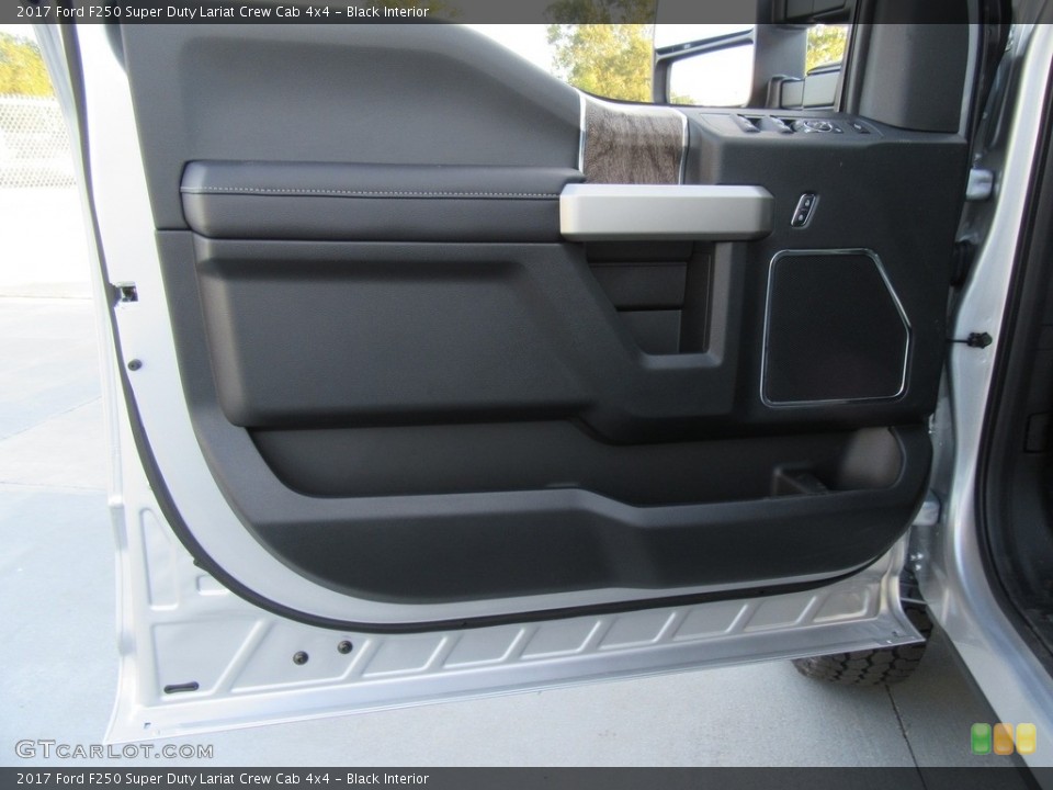 Black Interior Door Panel for the 2017 Ford F250 Super Duty Lariat Crew Cab 4x4 #116929127