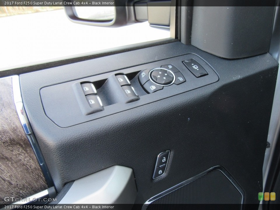 Black Interior Controls for the 2017 Ford F250 Super Duty Lariat Crew Cab 4x4 #116929157
