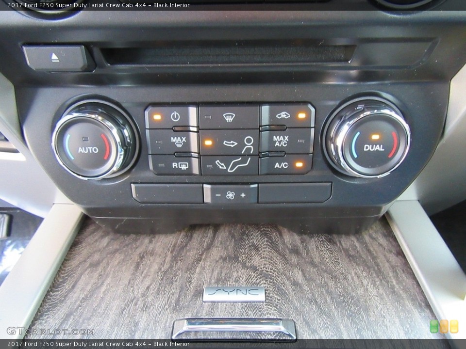 Black Interior Controls for the 2017 Ford F250 Super Duty Lariat Crew Cab 4x4 #116929364
