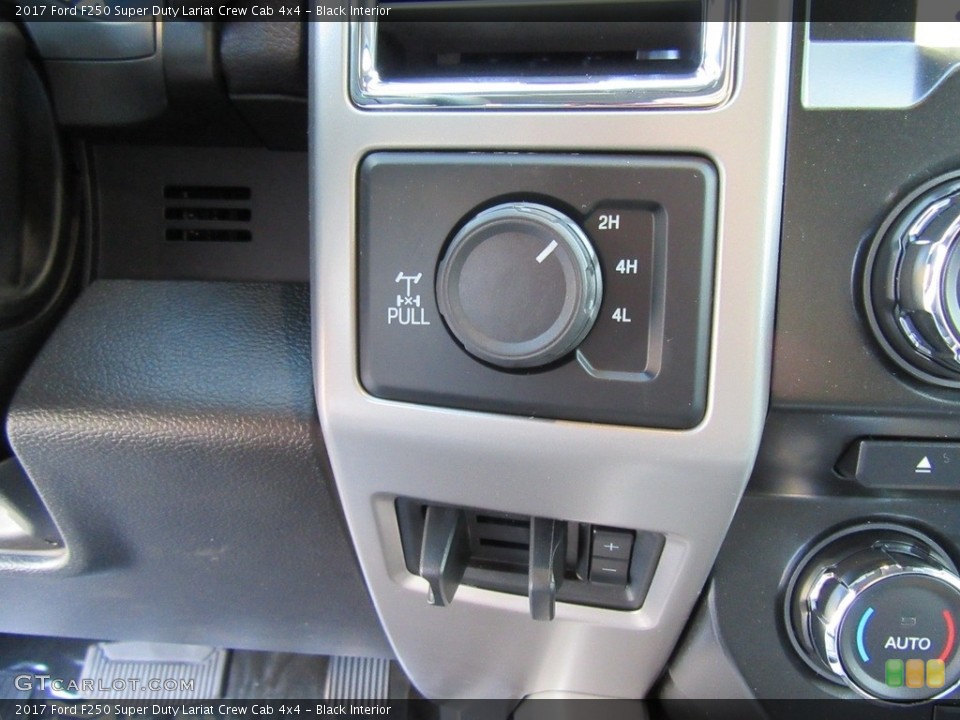 Black Interior Controls for the 2017 Ford F250 Super Duty Lariat Crew Cab 4x4 #116929391
