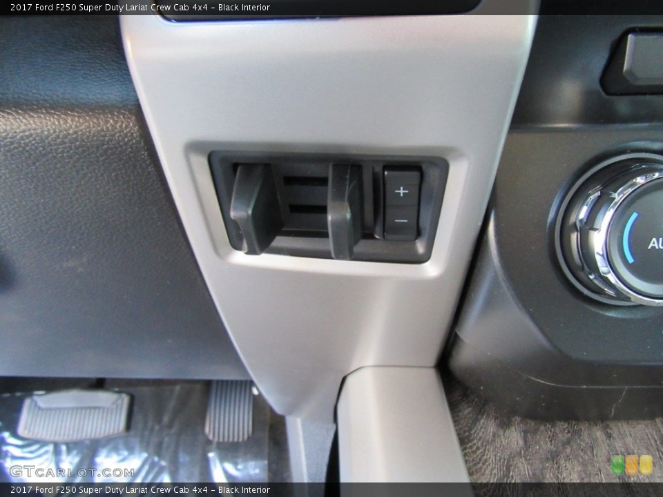 Black Interior Controls for the 2017 Ford F250 Super Duty Lariat Crew Cab 4x4 #116929417
