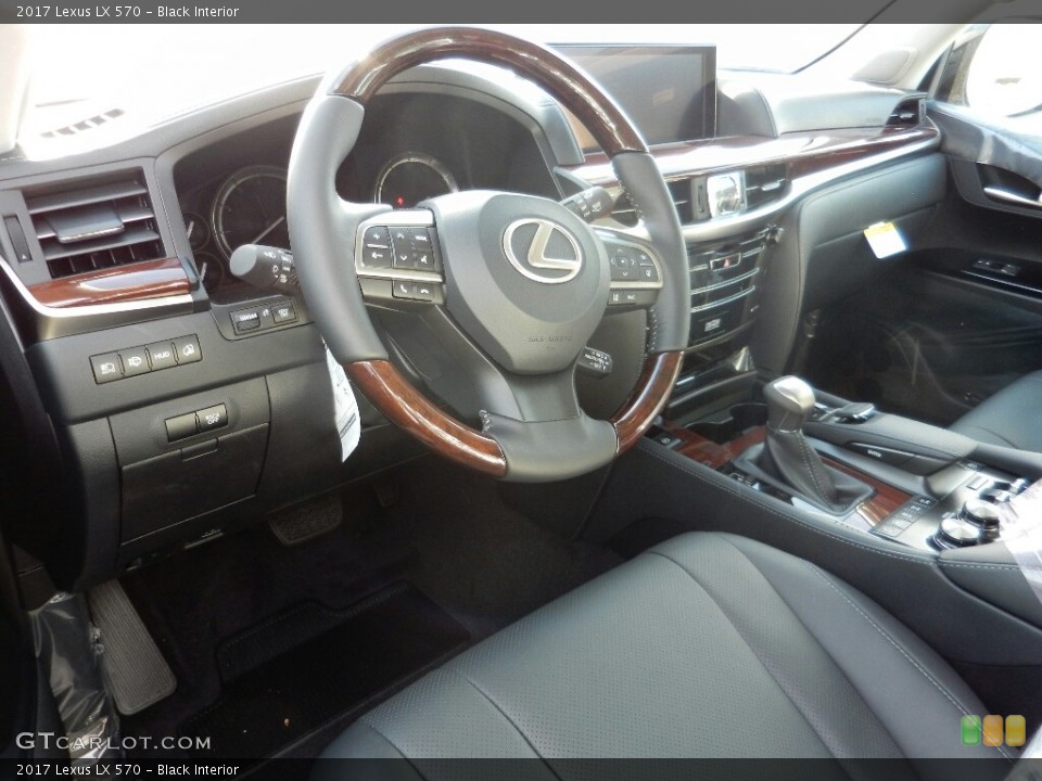 Black Interior Photo for the 2017 Lexus LX 570 #116929937