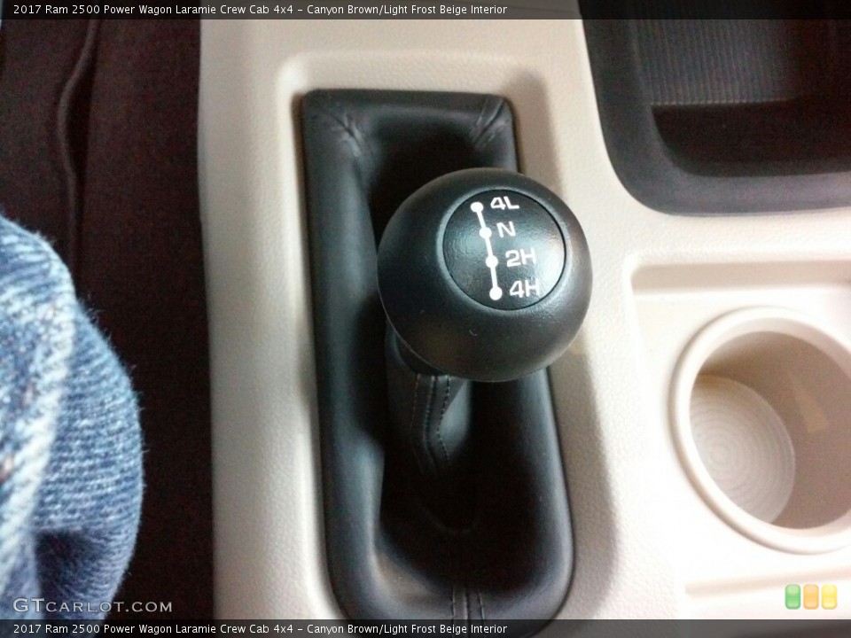 Canyon Brown/Light Frost Beige Interior Controls for the 2017 Ram 2500 Power Wagon Laramie Crew Cab 4x4 #116930963