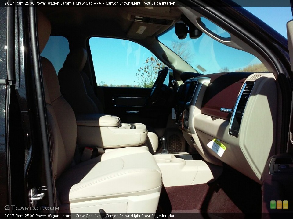 Canyon Brown/Light Frost Beige Interior Front Seat for the 2017 Ram 2500 Power Wagon Laramie Crew Cab 4x4 #116931158