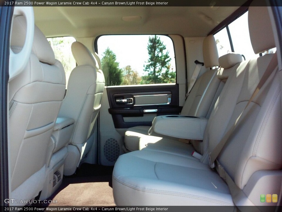 Canyon Brown/Light Frost Beige Interior Rear Seat for the 2017 Ram 2500 Power Wagon Laramie Crew Cab 4x4 #116931221
