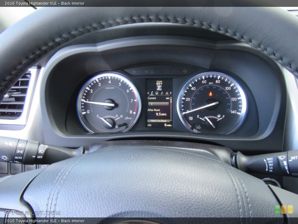 Black Interior Gauges for the 2016 Toyota Highlander XLE #116935067