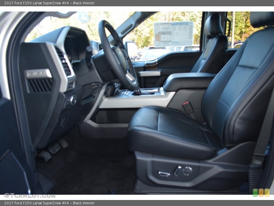 Black Interior Photo for the 2017 Ford F150 Lariat SuperCrew 4X4 #116937806