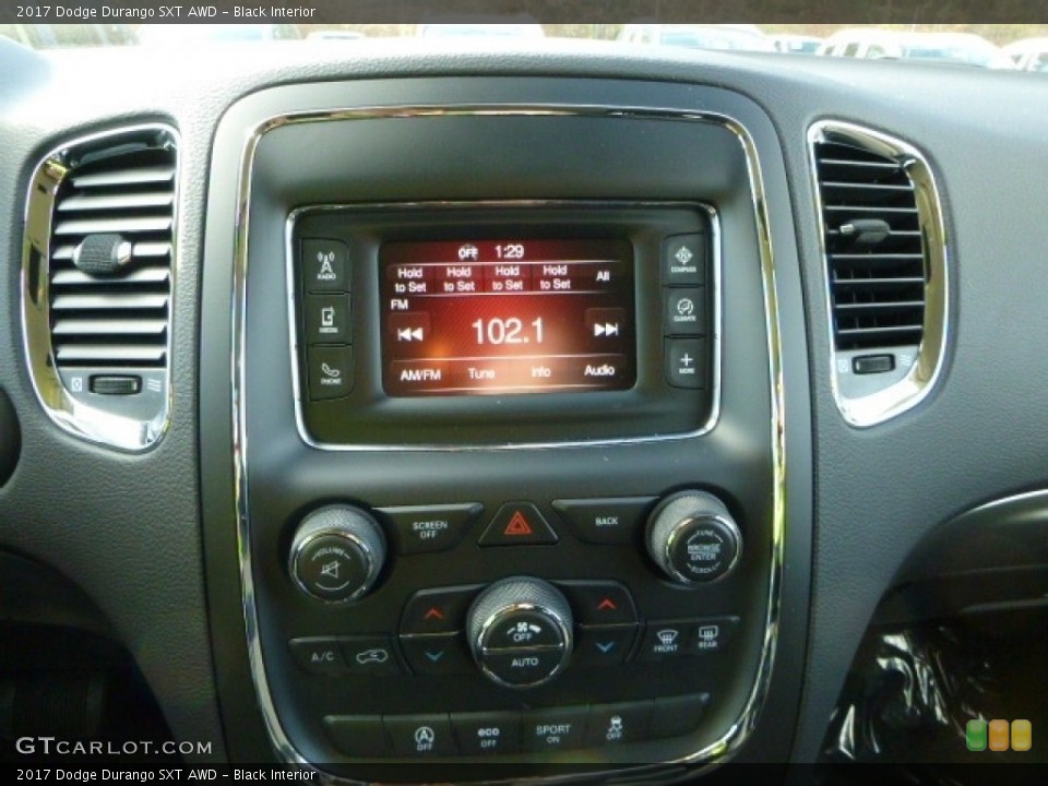 Black Interior Controls for the 2017 Dodge Durango SXT AWD #116938880