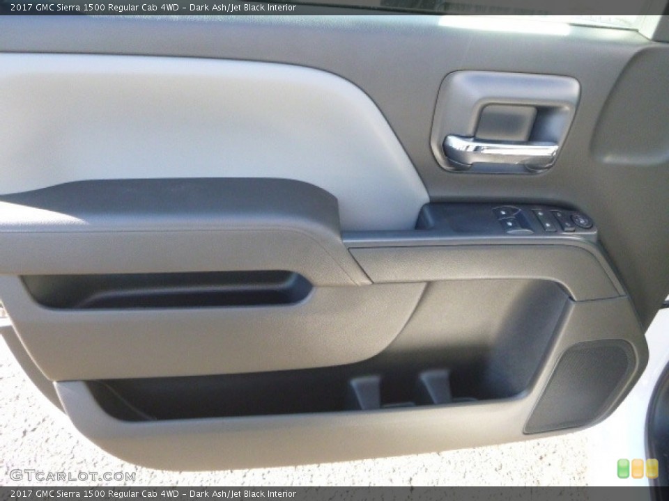 Dark Ash/Jet Black Interior Door Panel for the 2017 GMC Sierra 1500 Regular Cab 4WD #116943242