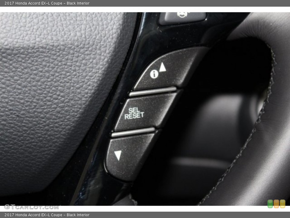 Black Interior Controls for the 2017 Honda Accord EX-L Coupe #116945107