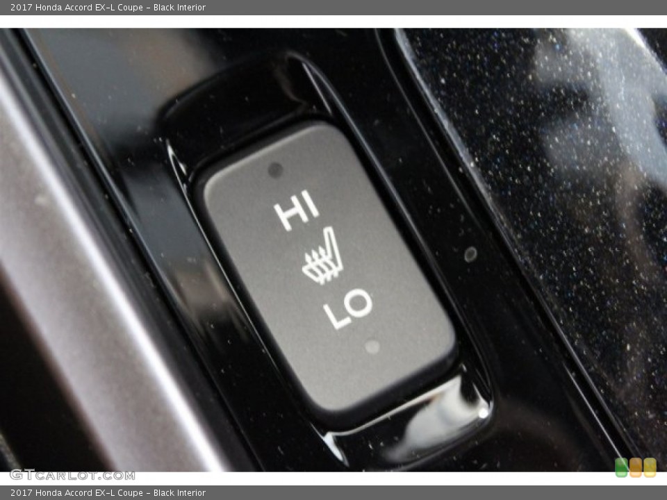 Black Interior Controls for the 2017 Honda Accord EX-L Coupe #116945275