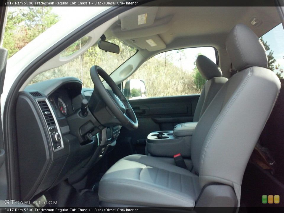 Black/Diesel Gray Interior Photo for the 2017 Ram 5500 Tradesman Regular Cab Chassis #116947930