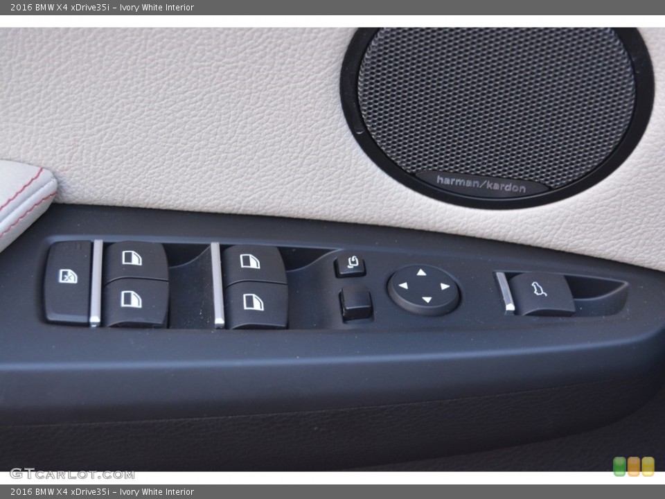 Ivory White Interior Controls for the 2016 BMW X4 xDrive35i #116953150
