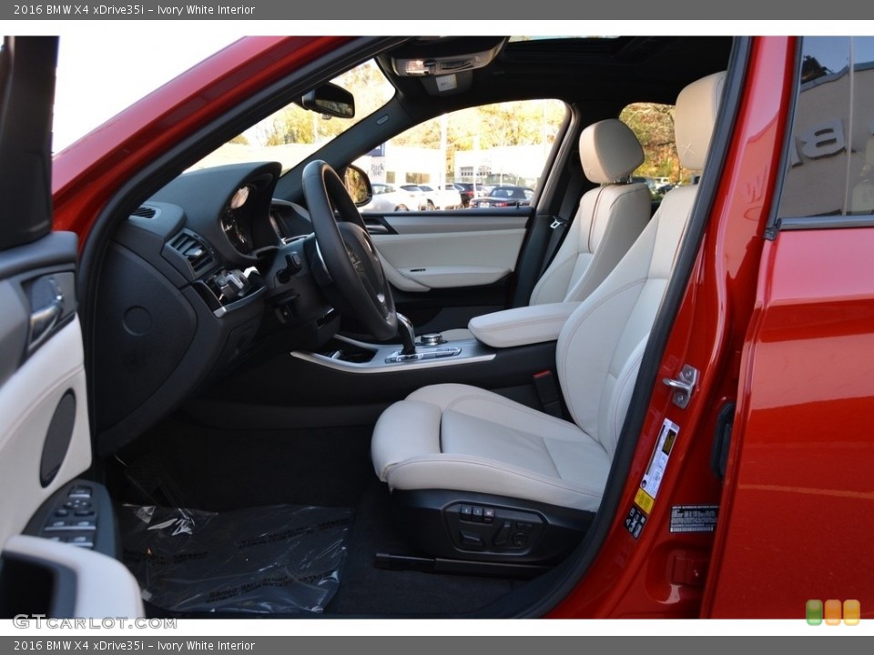 Ivory White Interior Front Seat for the 2016 BMW X4 xDrive35i #116953198