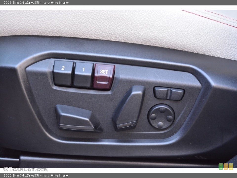 Ivory White Interior Controls for the 2016 BMW X4 xDrive35i #116953216