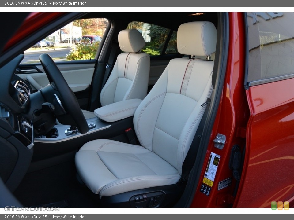 Ivory White Interior Front Seat for the 2016 BMW X4 xDrive35i #116953240