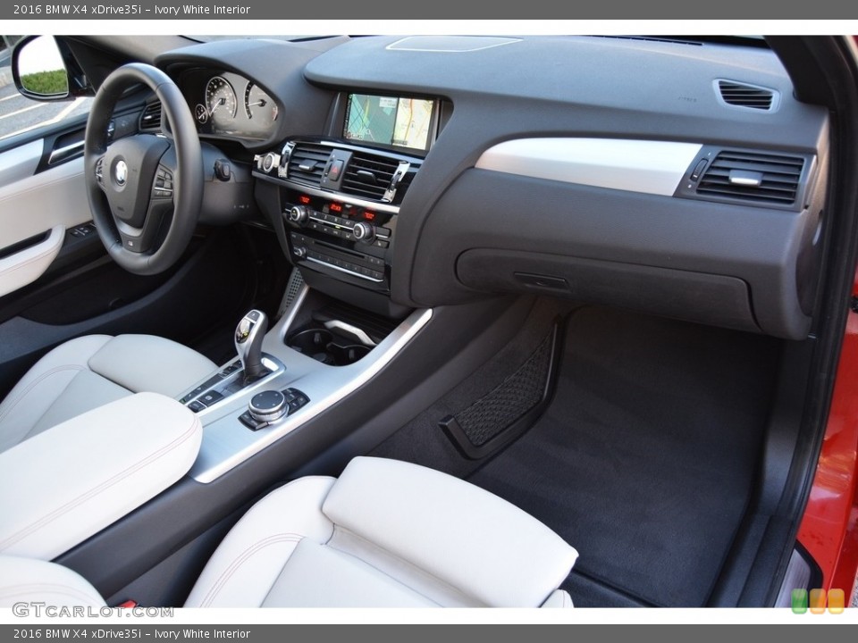 Ivory White Interior Dashboard for the 2016 BMW X4 xDrive35i #116953558