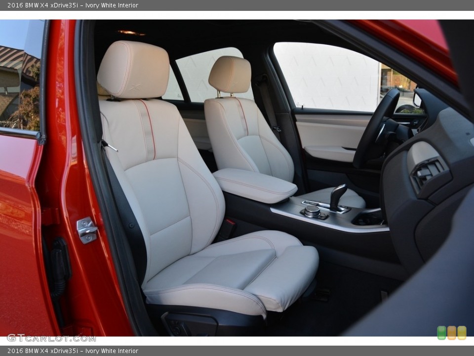 Ivory White Interior Front Seat for the 2016 BMW X4 xDrive35i #116953591