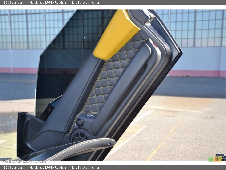 Nero Perseus Interior Door Panel for the 2008 Lamborghini Murcielago LP640 Roadster #116953855