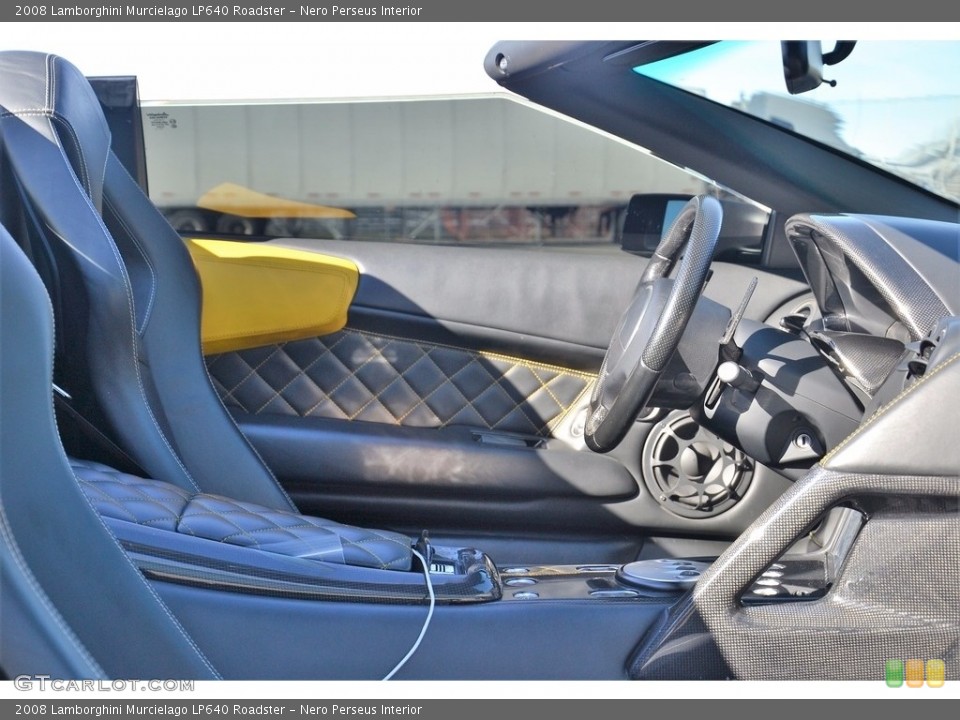 Nero Perseus Interior Controls for the 2008 Lamborghini Murcielago LP640 Roadster #116953906