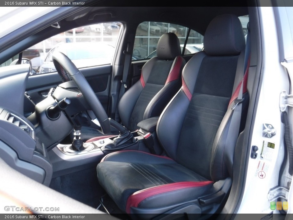 Carbon Black Interior Front Seat for the 2016 Subaru WRX STI #116954023