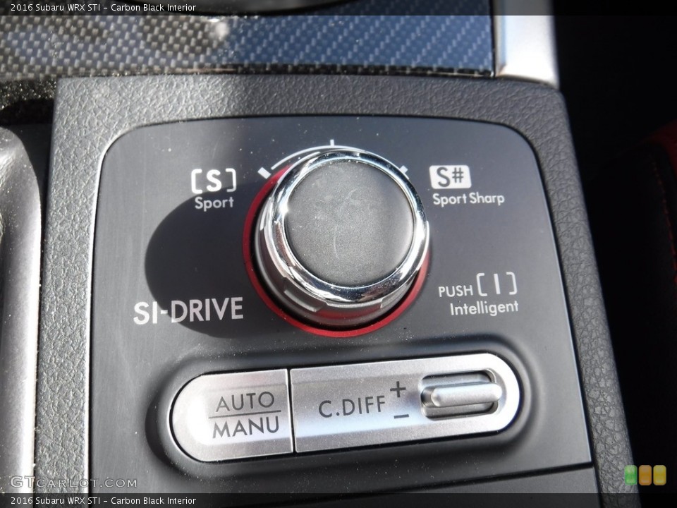 Carbon Black Interior Controls for the 2016 Subaru WRX STI #116954164