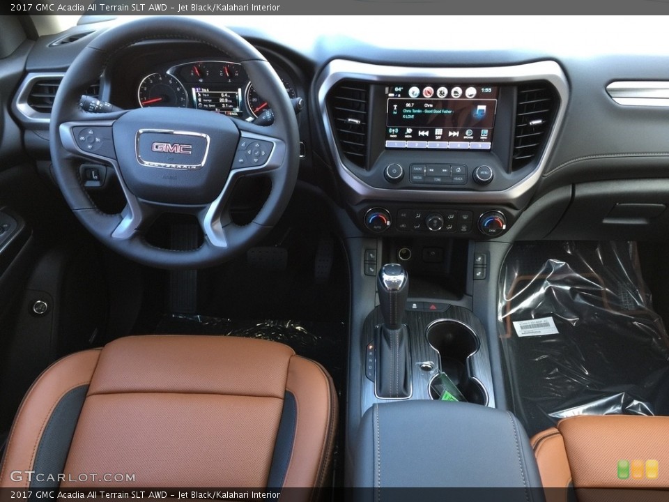 Jet Black/Kalahari Interior Dashboard for the 2017 GMC Acadia All Terrain SLT AWD #116954185