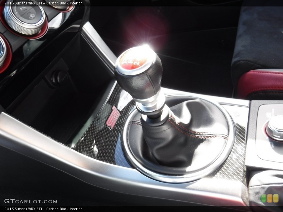 Carbon Black Interior Transmission for the 2016 Subaru WRX STI #116954188