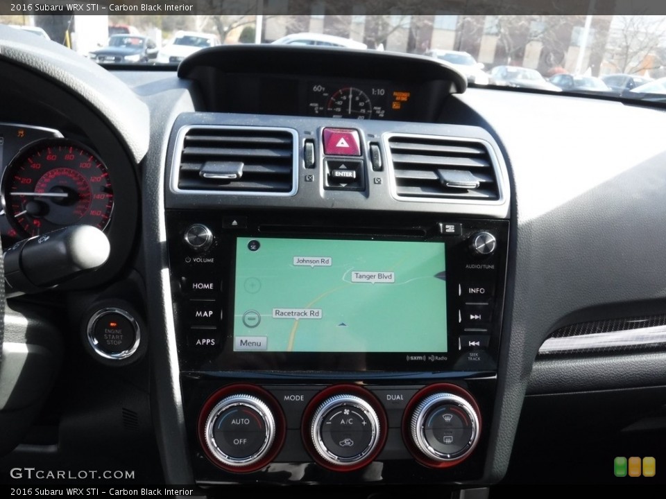 Carbon Black Interior Navigation for the 2016 Subaru WRX STI #116954263