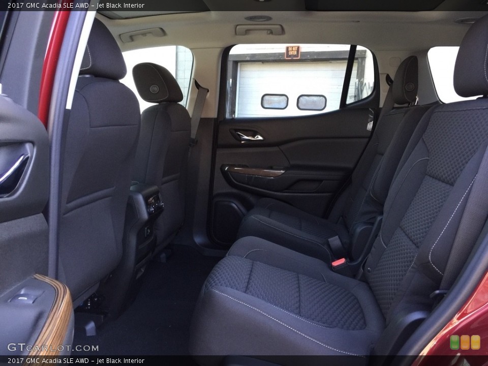 Jet Black Interior Rear Seat for the 2017 GMC Acadia SLE AWD #116955303
