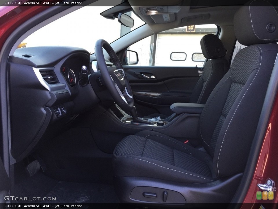Jet Black Interior Photo for the 2017 GMC Acadia SLE AWD #116955355