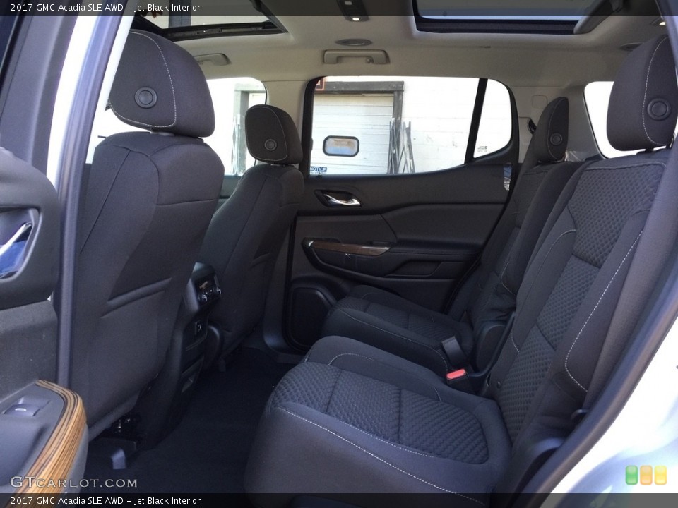 Jet Black Interior Rear Seat for the 2017 GMC Acadia SLE AWD #116955577