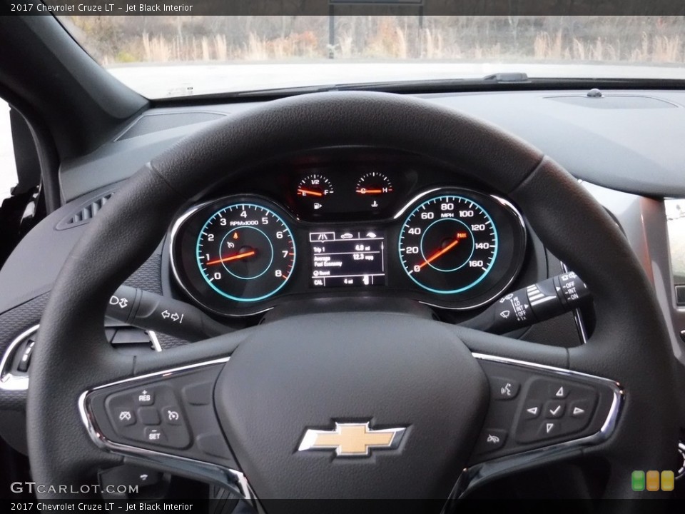 Jet Black Interior Steering Wheel for the 2017 Chevrolet Cruze LT #116956204