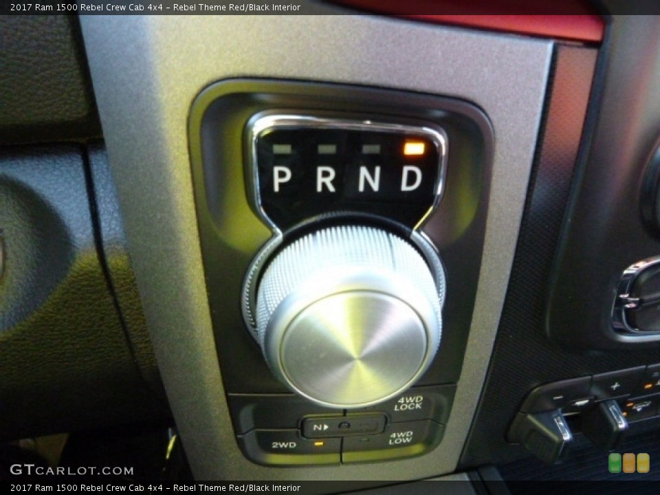 Rebel Theme Red/Black Interior Transmission for the 2017 Ram 1500 Rebel Crew Cab 4x4 #116958307