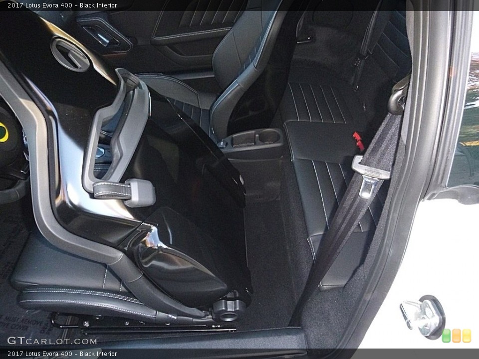 Black Interior Rear Seat for the 2017 Lotus Evora 400 #116958544