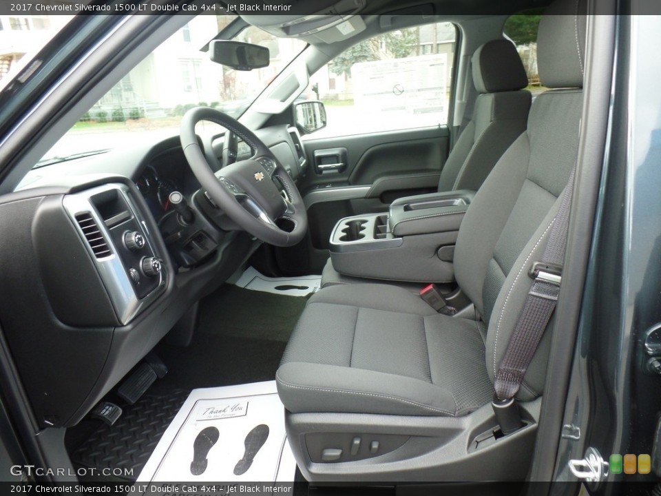 Jet Black Interior Photo for the 2017 Chevrolet Silverado 1500 LT Double Cab 4x4 #116959090