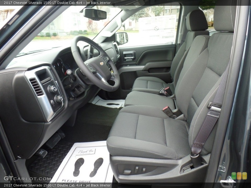 Jet Black Interior Front Seat for the 2017 Chevrolet Silverado 1500 LT Double Cab 4x4 #116959147