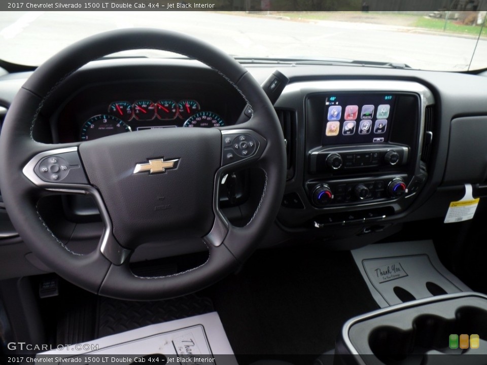 Jet Black Interior Dashboard for the 2017 Chevrolet Silverado 1500 LT Double Cab 4x4 #116959192