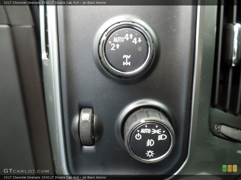 Jet Black Interior Controls for the 2017 Chevrolet Silverado 1500 LT Double Cab 4x4 #116959315