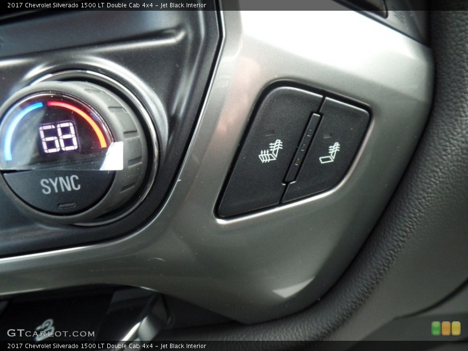 Jet Black Interior Controls for the 2017 Chevrolet Silverado 1500 LT Double Cab 4x4 #116959561