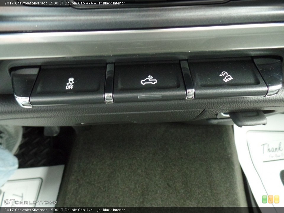 Jet Black Interior Controls for the 2017 Chevrolet Silverado 1500 LT Double Cab 4x4 #116959587