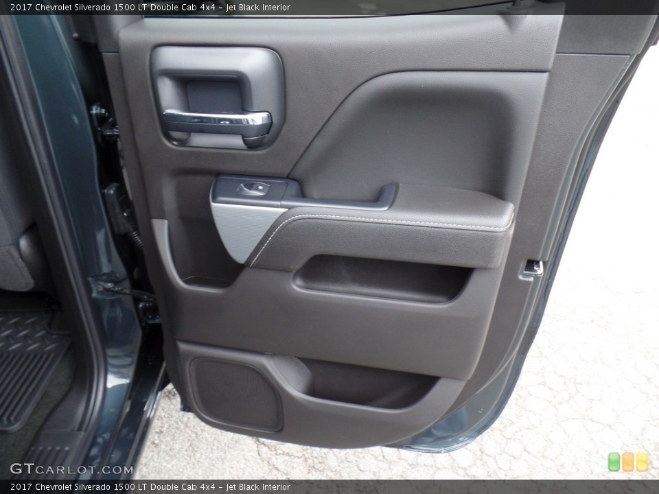 Jet Black Interior Door Panel for the 2017 Chevrolet Silverado 1500 LT Double Cab 4x4 #116960008