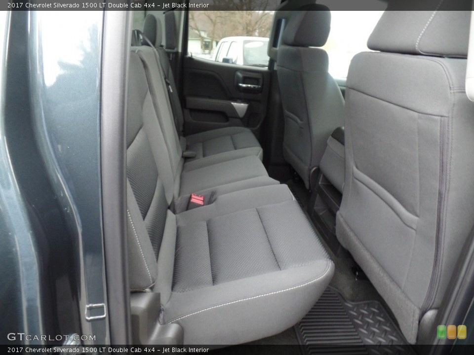 Jet Black Interior Rear Seat for the 2017 Chevrolet Silverado 1500 LT Double Cab 4x4 #116960032