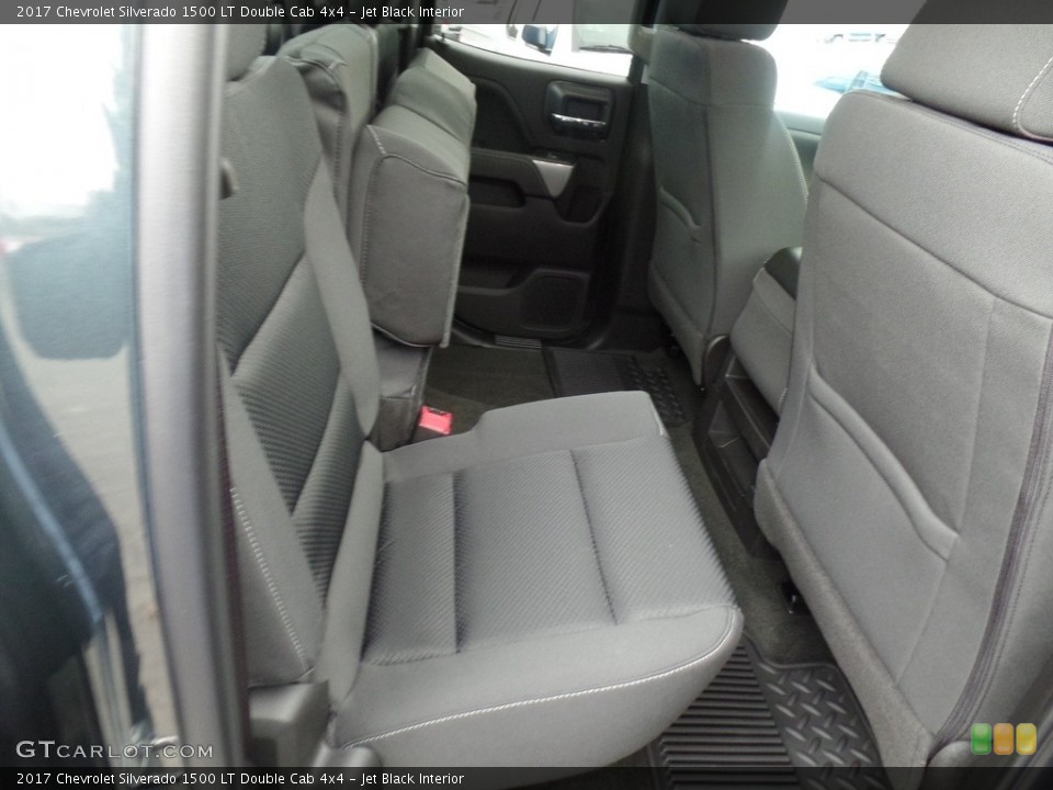 Jet Black Interior Rear Seat for the 2017 Chevrolet Silverado 1500 LT Double Cab 4x4 #116960110