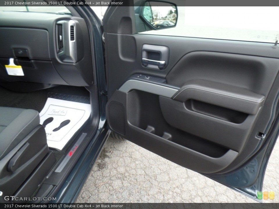 Jet Black Interior Door Panel for the 2017 Chevrolet Silverado 1500 LT Double Cab 4x4 #116960128